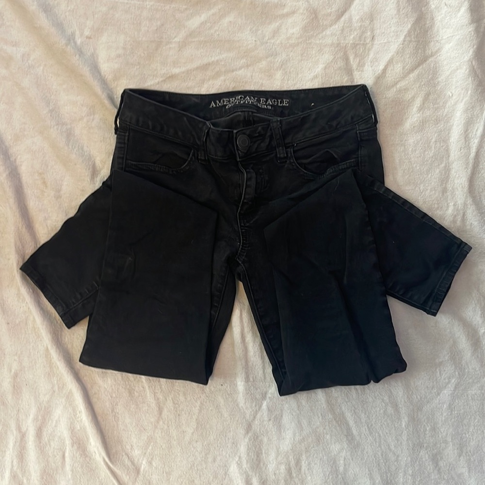 AMERICAN EAGLE Black Skinny Jeggings